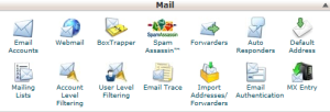 cPanel - Mail forwarders icon