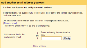 Gmail - Confirm verification and add your mail address