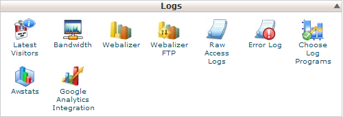 cPanel - Logs - Bandwidth icon