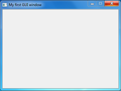 Win32 - Sample window