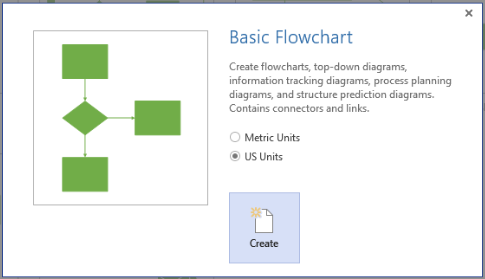 Microsoft Visio 2013 - Create Basic Flowchart