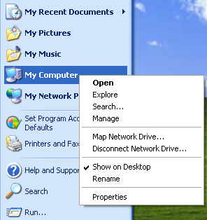 How to enable right click or pop-up menus for Windows Start Menu items?