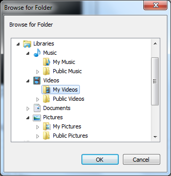 How to open Browse for Folder dialog in Visual C++ application?