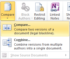 How to compare two Microsoft Word documents?