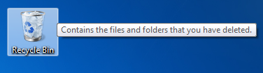 How to restore files from Recycle Bin?