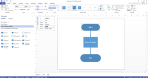 how to add another page on word when creating a flow chart