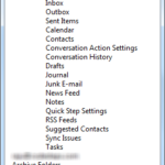 Outlook 2010 Add-In : Display Folders list using C#
