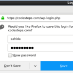 How to enable Mozilla Firefox to prompt to save the passwords?
