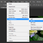 Photoshop – How to rotate an image?