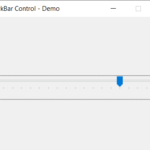 C# – How to use TrackBar control?