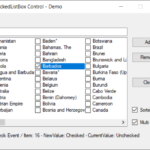C# – How to use CheckedListBox control?