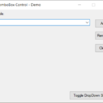 C# – How to use ComboBox control?