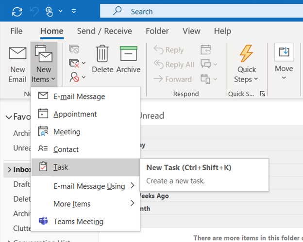 how to move tasks in outlook